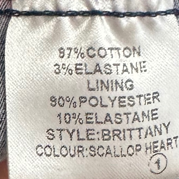 Lindy Bop Retro Short Sleeve Heart Print Swing Dress, Navy & Red, US 14 - Picture 10 of 13